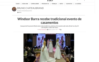 IC Week Rio 2026 é destaque na coluna de Bruno Chateaubriand, na Veja Rio